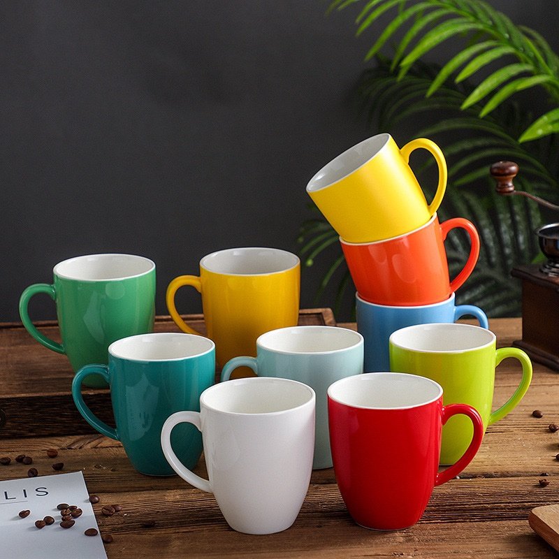 Kitchen Plus 400mL Glossy Ceramic Tea Coffee Mug KP540