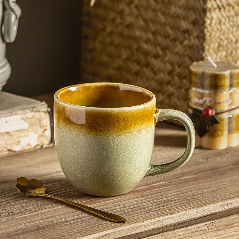 Kitchen Plus 340mL Simple Gradient Glossy Ceramic Mug KP548 - Image 4