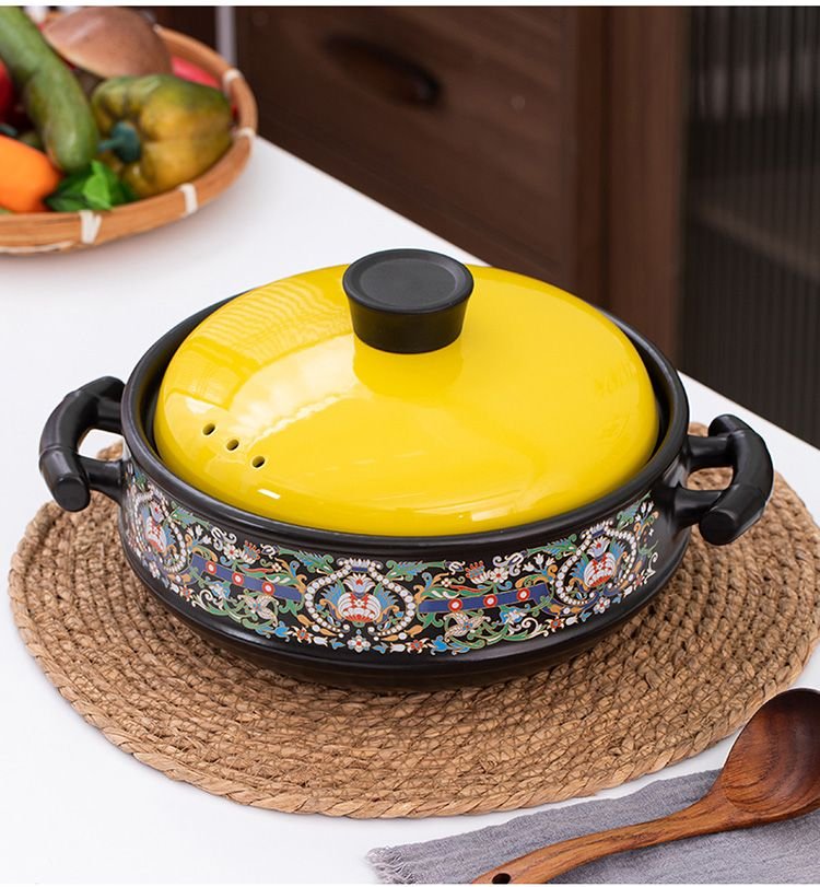 Kitchen Plus Ceramic Casserole Pot Induction and Gas Stove Safe KP475 - Image 6