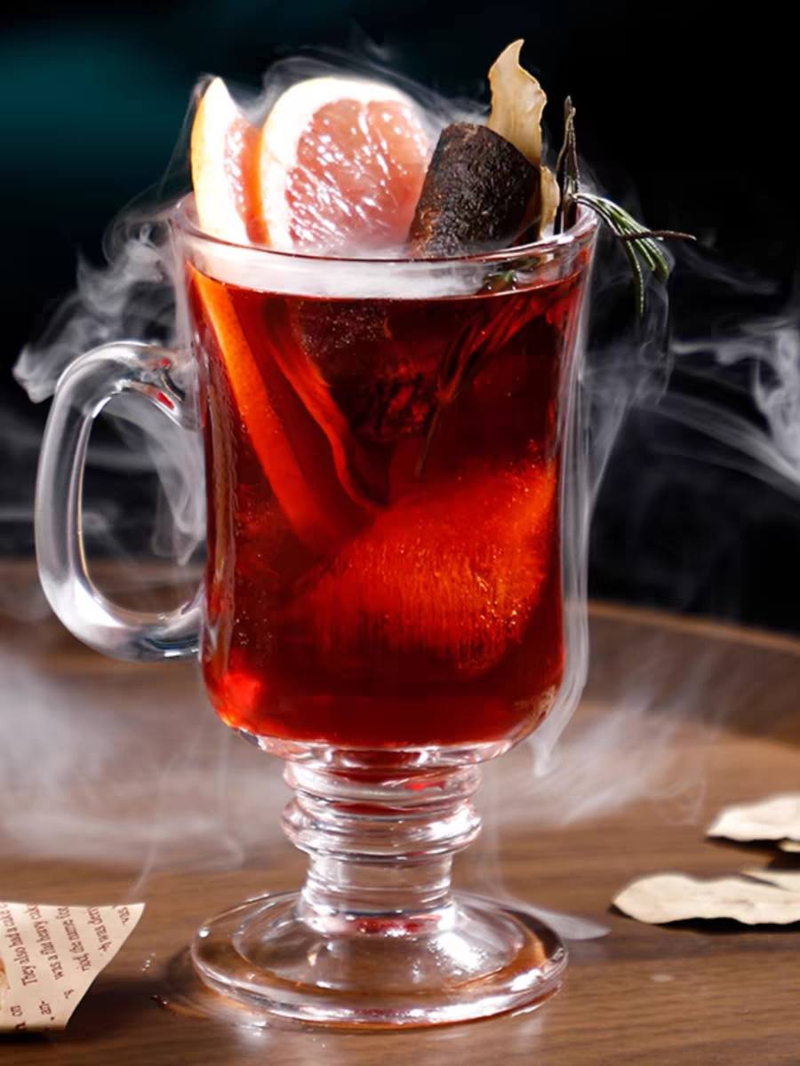 Kitchen Plus 230mL Irish Glass Latte Mug Coffee Mug with Handle KP713 - Image 4