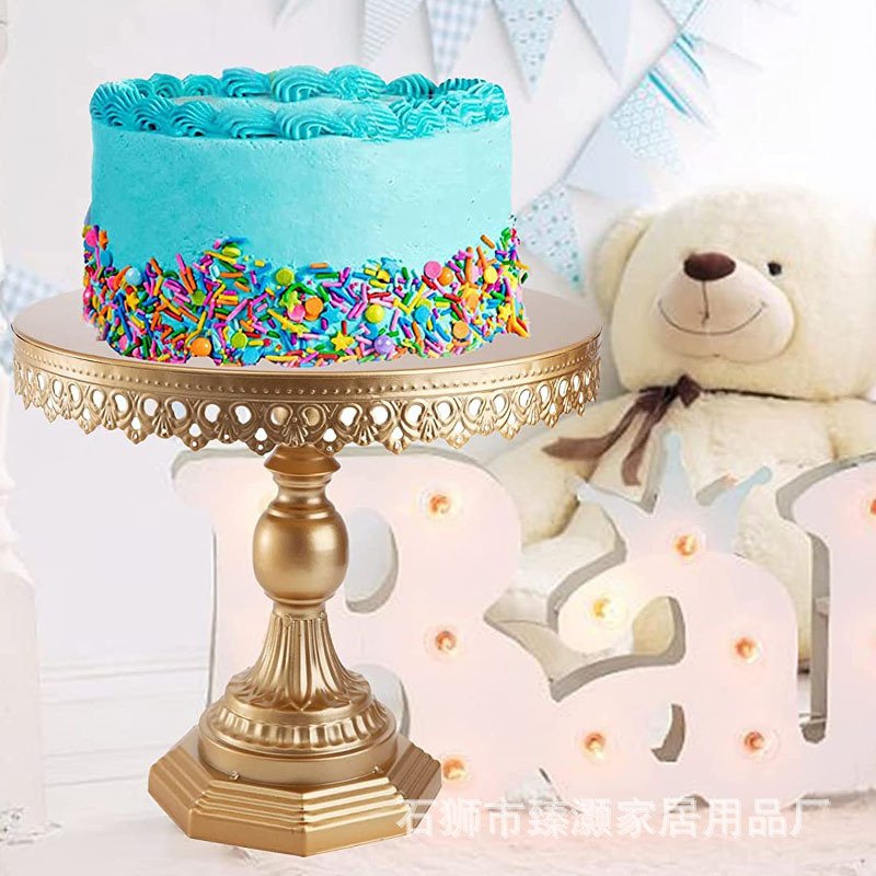 Kitchen Plus European Style 3 Piece Metal Cake Stand Sold Per Set KP401 - Image 5