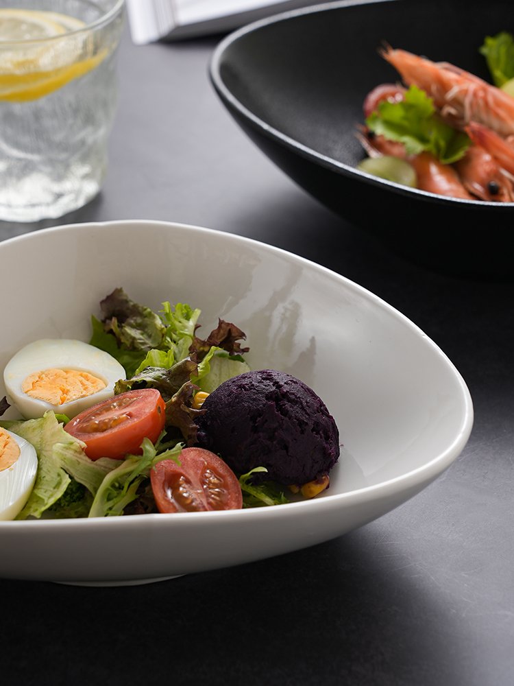 Kitchen Plus Triangle Ceramic Japanese Sushi Plate Dessert Plate Retro Tableware KP375 - Image 7