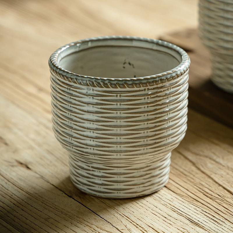 Kitchen Plus Retro Ceramic Flower Vase Home Decor Centerpiece Flower Arrangement KP308 - Image 2