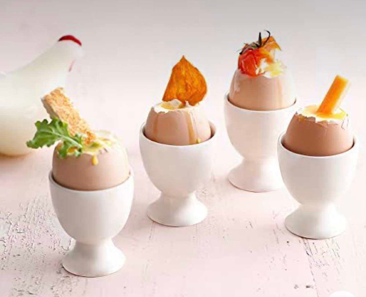 Kitchen Plus Egg Cup Breakfast European-Style Egg Tray Egg Rack Practical Egg Holder KP675