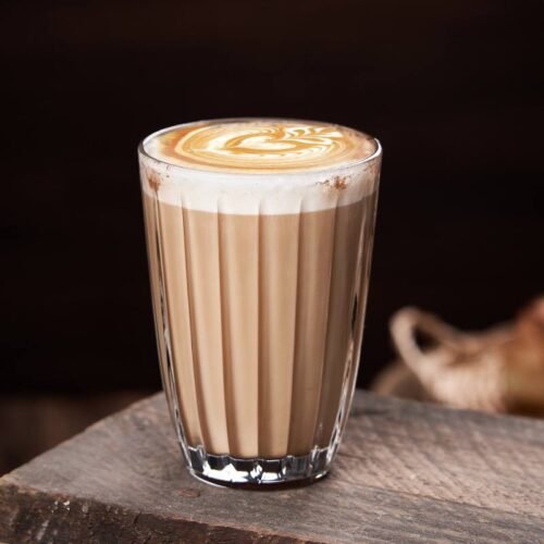 Kitchen Plus Vintage Style Striped Drinking Glass Coffee Mug Cup KP590